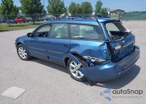 2007 Subaru Outback 2.5I z USA, uszkodzony, nr VIN 4S4BP61C977321595
